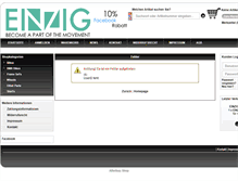 Tablet Screenshot of einzig-shop.com